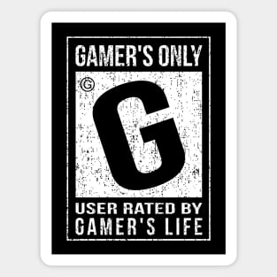 RATED G FOR GAMER! Magnet